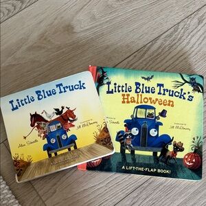 Little Blue Truck and Little Blue Trucks Halloween Books